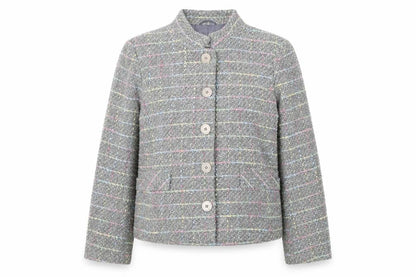 UNDER WRAPS Womens Multicoloured Geometric  Jacket  Size 16  - pocket details on front
