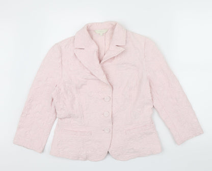 Womens UK Size S M&S Pink Jacket