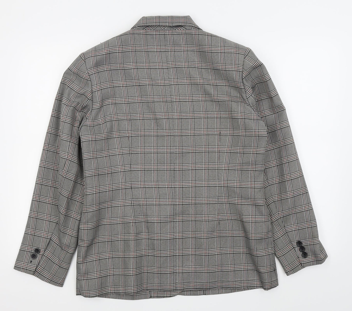 Daxon Womens Grey Check  Jacket Blazer Size 14