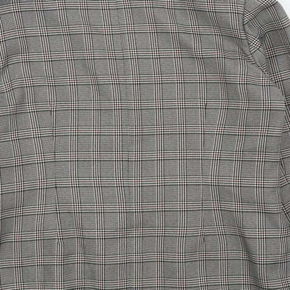 Daxon Womens Grey Check  Jacket Blazer Size 14