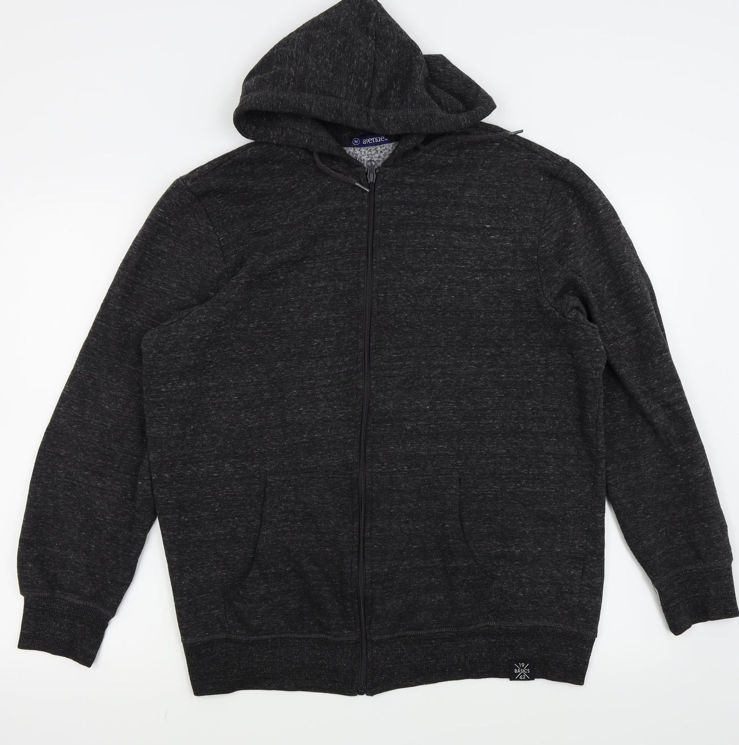 Avenue Mens Grey   Full Zip Jumper Size M