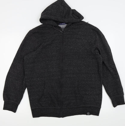Avenue Mens Grey   Full Zip Jumper Size M