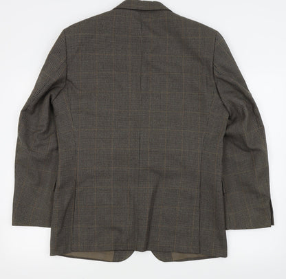 Mens UK Size 40 St michael Regular Brown Suit Jacket