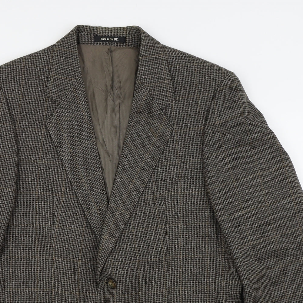 Mens UK Size 40 St michael Regular Brown Suit Jacket