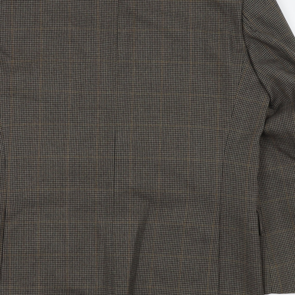 Mens UK Size 40 St michael Regular Brown Suit Jacket