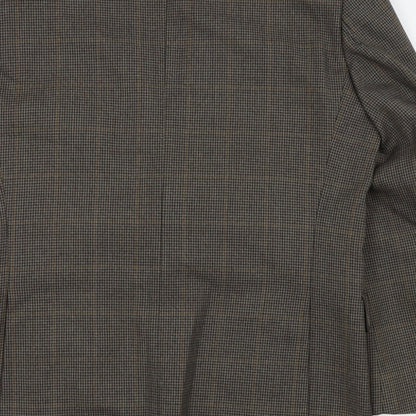 Mens UK Size 40 St michael Regular Brown Suit Jacket