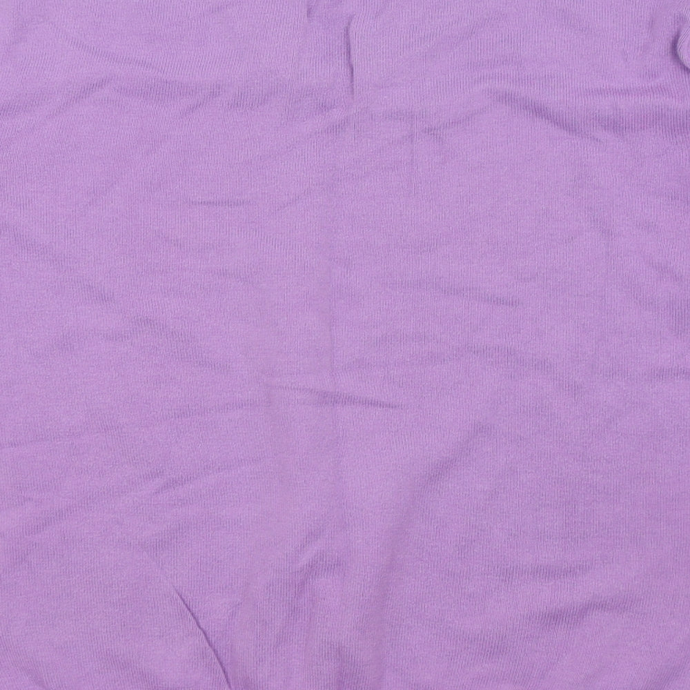 Refectory Mens Purple Check  Pullover Jumper Size M