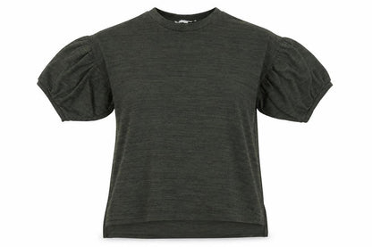 vasmasi Womens Green   Basic T-Shirt Size 14