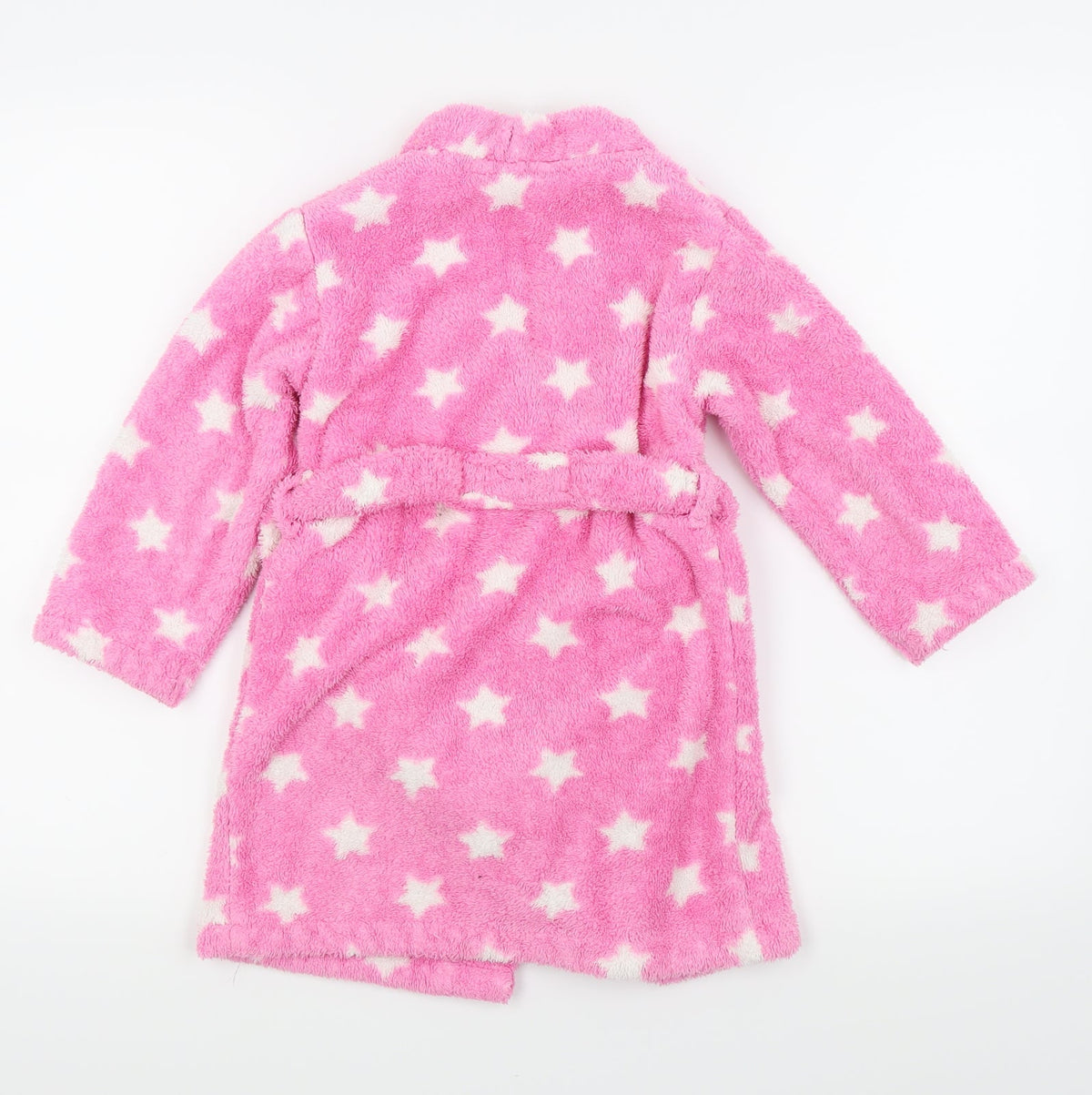 Asda George Girls Pink Solid  Top Robe Size 4-5 Years