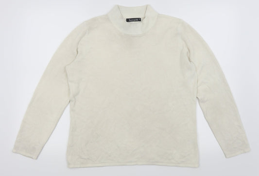 bonmarche Womens White   Basic T-Shirt Size M