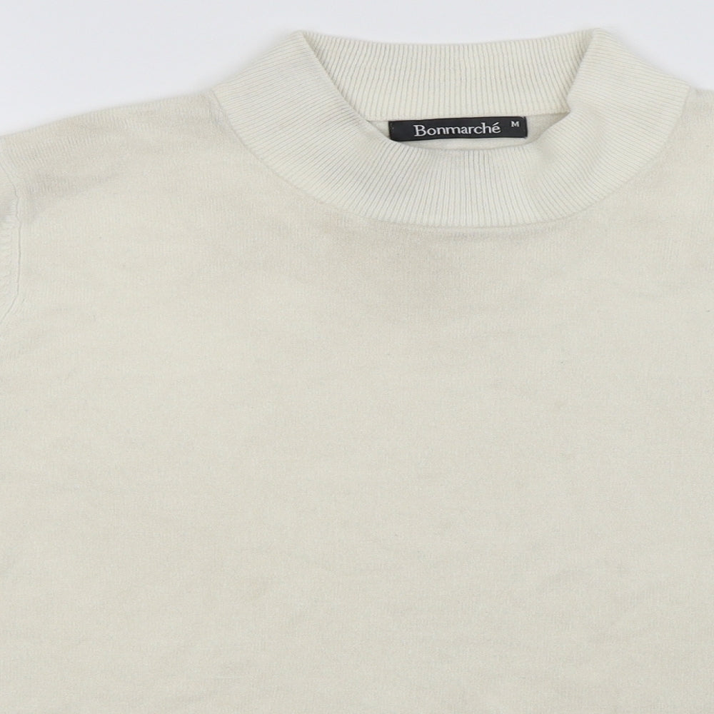 bonmarche Womens White   Basic T-Shirt Size M