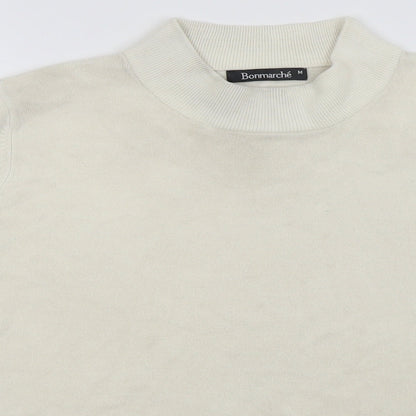 bonmarche Womens White   Basic T-Shirt Size M