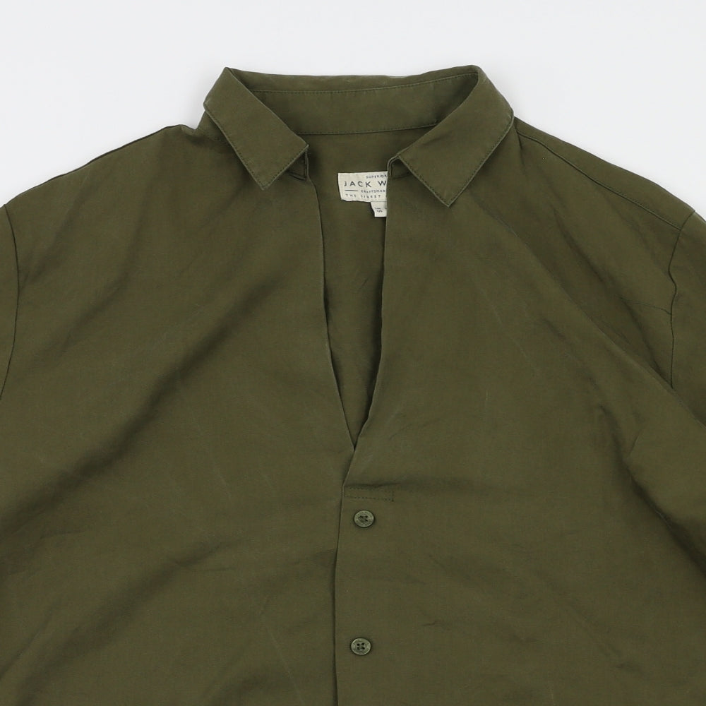 Jack Wills Womens Green   Basic Polo Size 8