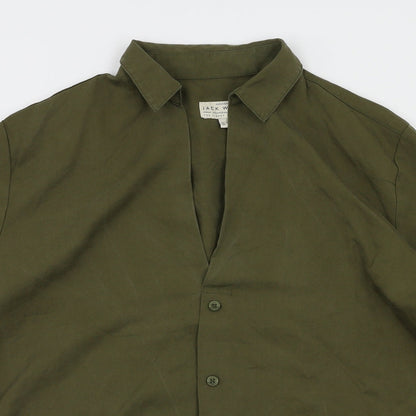 Jack Wills Womens Green   Basic Polo Size 8