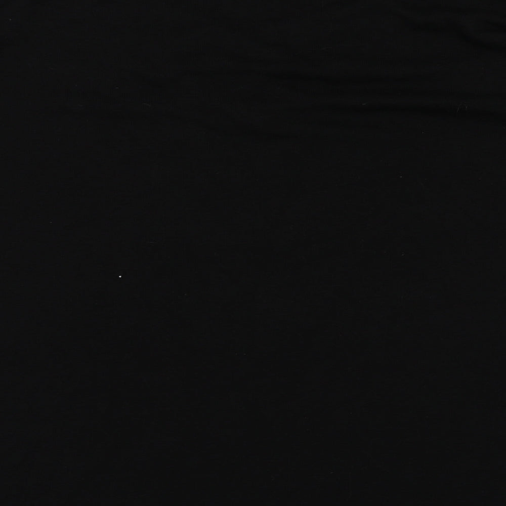 Womens UK Size S New Look Black Basic T-Shirt