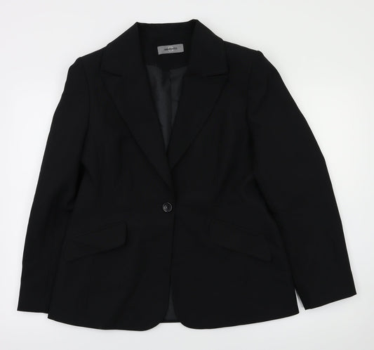 Womens UK Size 14 AMARANTO Black Jacket
