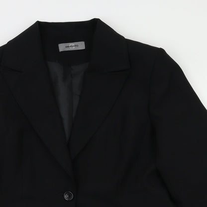 Womens UK Size 14 AMARANTO Black Jacket