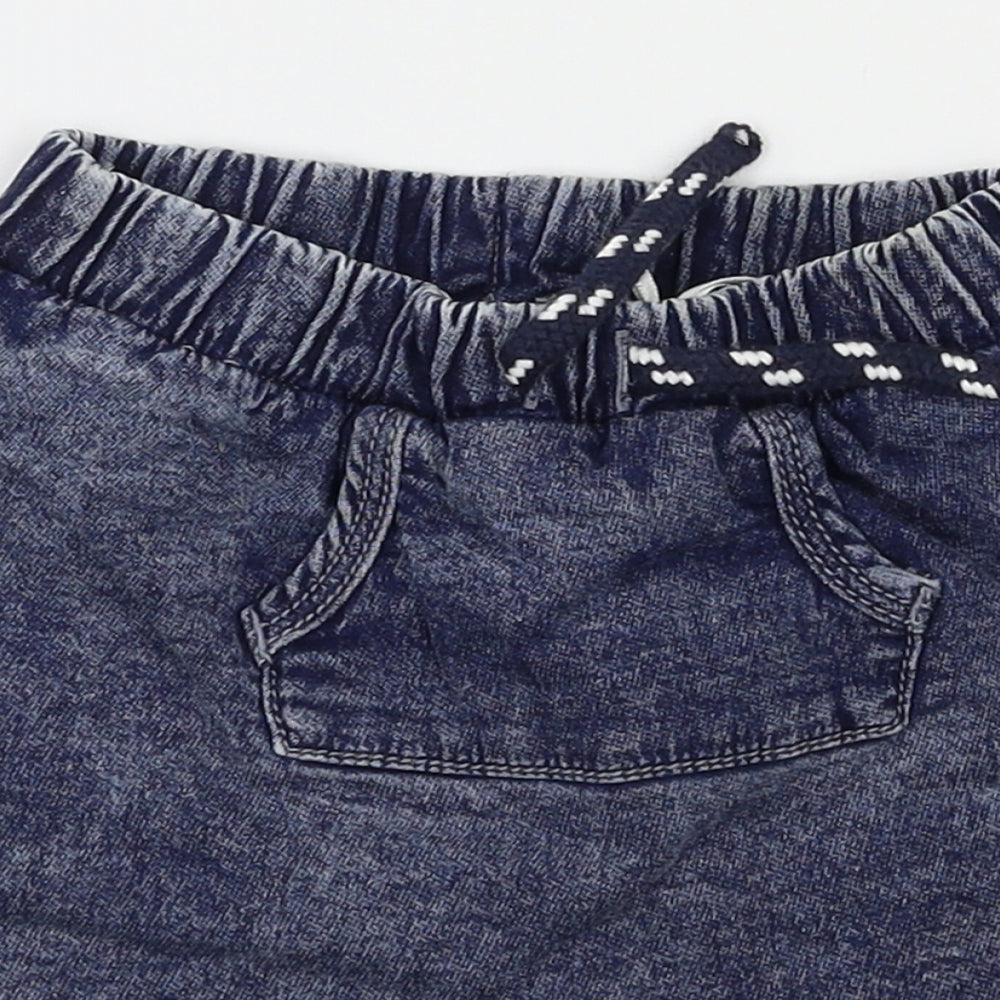 TU Boys Blue   Cargo Jeans Size 12-18 Months