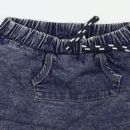 TU Boys Blue   Cargo Jeans Size 12-18 Months