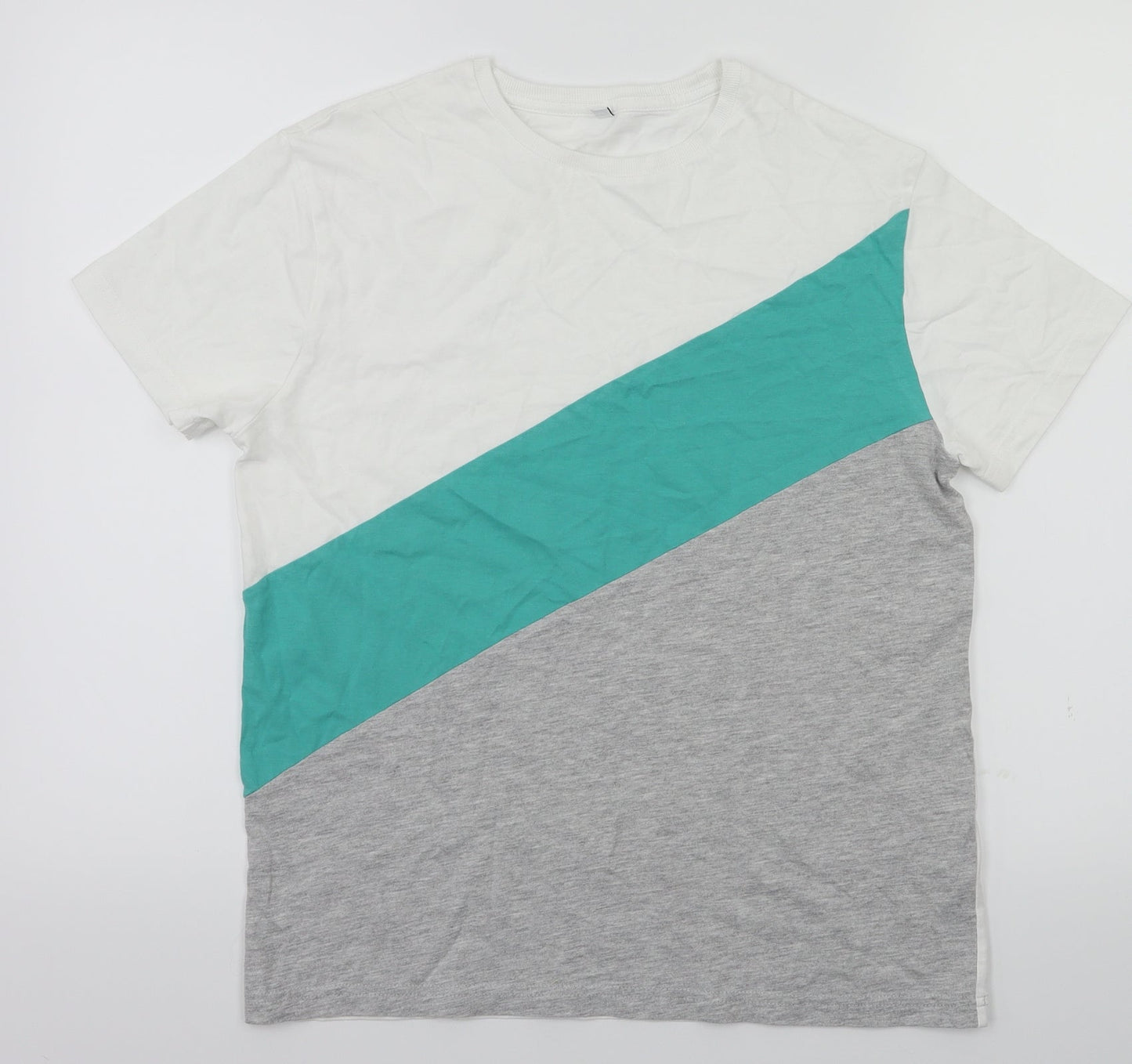 M&S Boys Green   Basic T-Shirt Size 11-12 Years