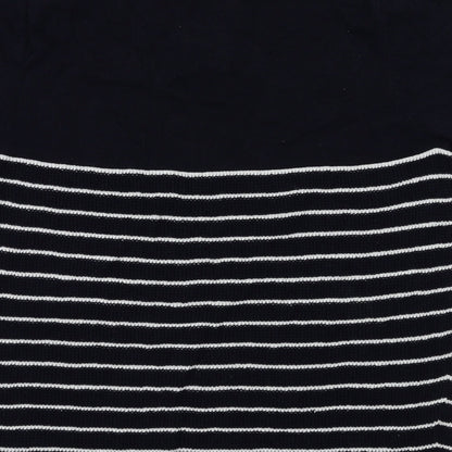 2nd Chapter Mens Blue Striped   T-Shirt Size S