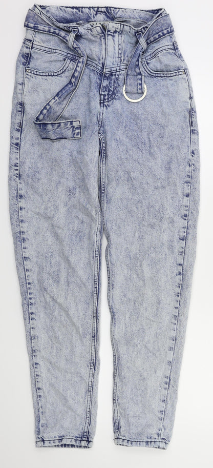 denim &co Womens Blue   Straight Jeans Size 6 L29 in