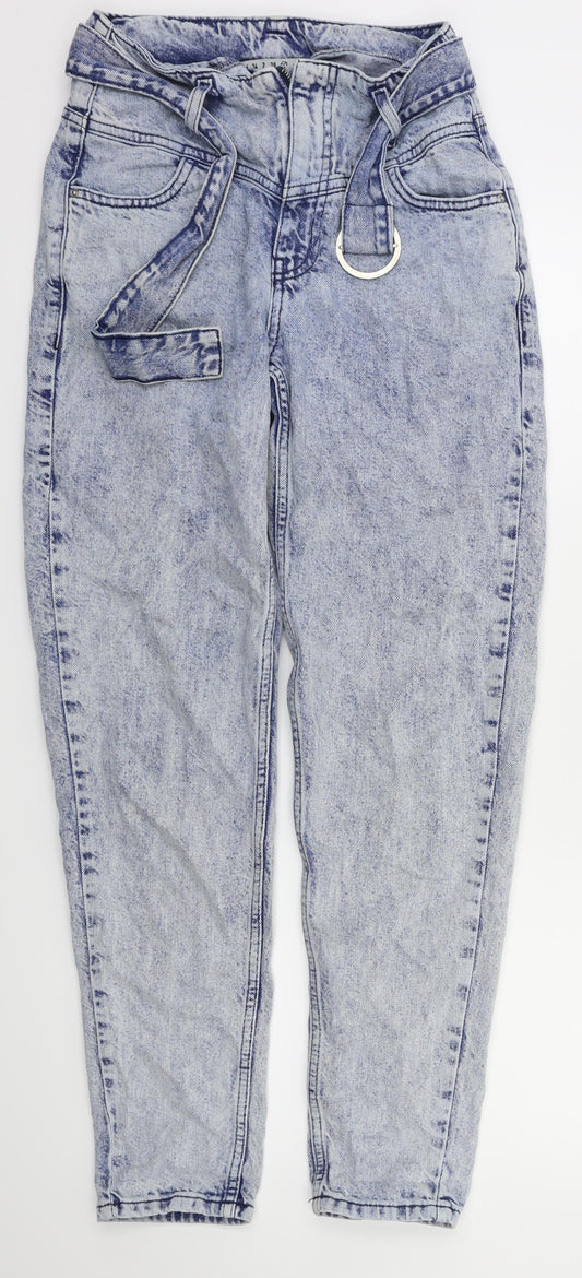 denim &co Womens Blue   Straight Jeans Size 6 L29 in
