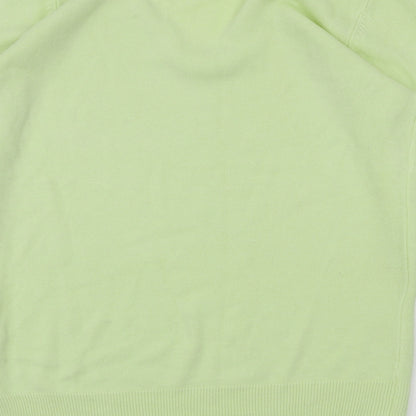 ANNE WEYBURN Womens Green   Pullover Jumper Size 10