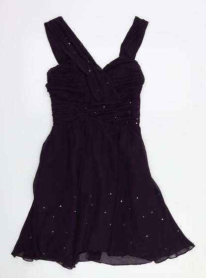 Pixie Lott Womens Purple   Fit & Flare  Size 6