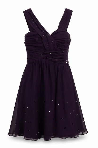 Pixie Lott Womens Purple   Fit & Flare  Size 6