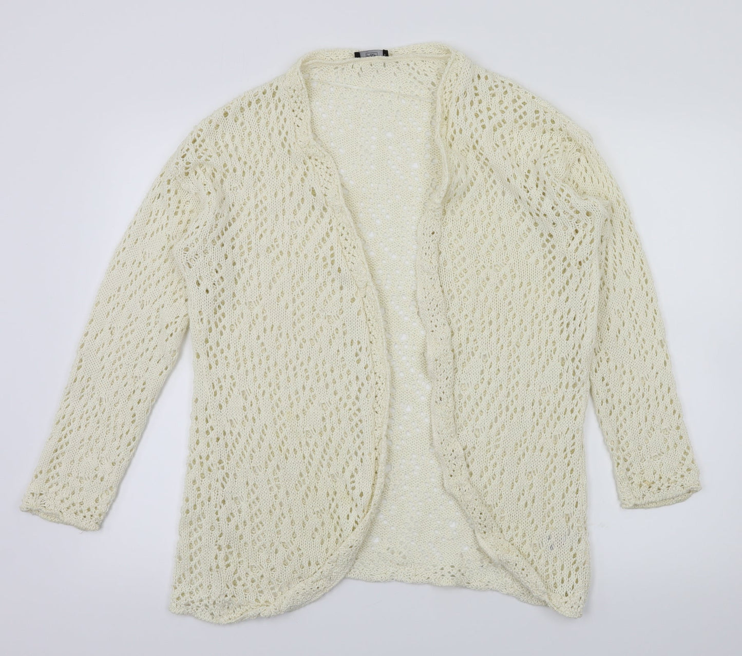 F&F Womens Ivory   Cardigan Jumper Size 10