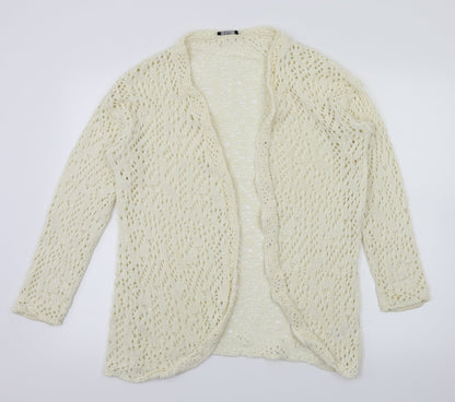 F&F Womens Ivory   Cardigan Jumper Size 10