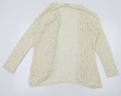F&F Womens Ivory   Cardigan Jumper Size 10