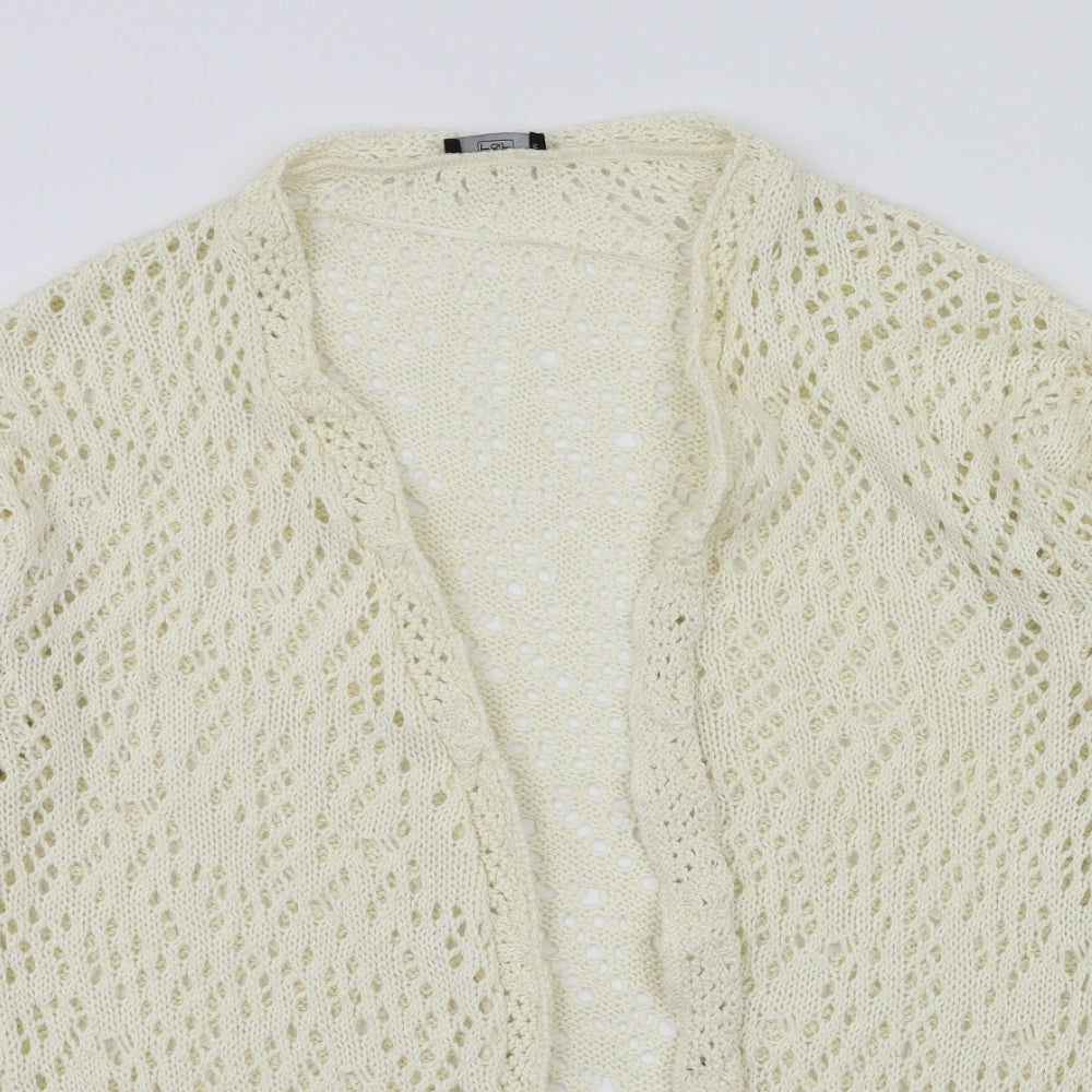 F&F Womens Ivory   Cardigan Jumper Size 10