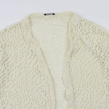 F&F Womens Ivory   Cardigan Jumper Size 10