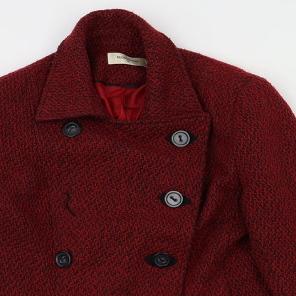 Monaco Womens Red   Jacket Coat Size 12