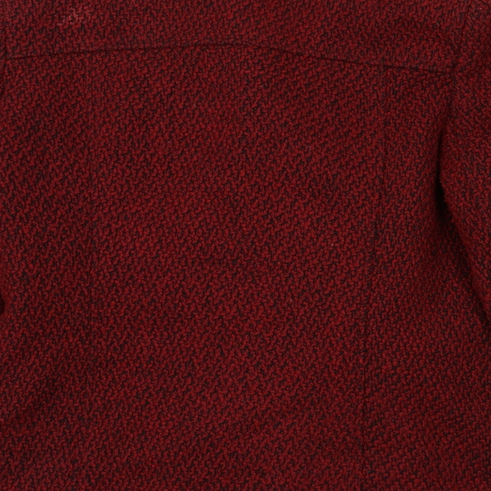 Monaco Womens Red   Jacket Coat Size 12