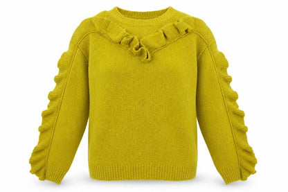 George Womens Yellow   Pullover Jumper Size 8