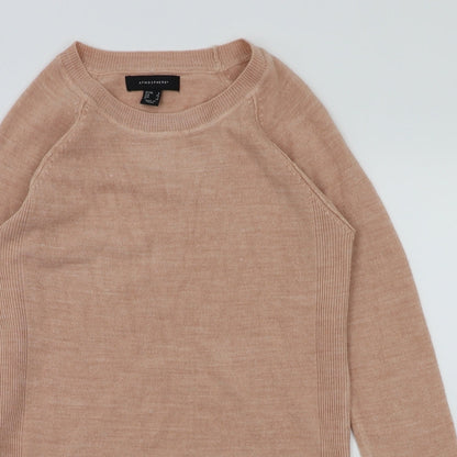 primark  Womens Pink Houndstooth  Basic T-Shirt Size 6