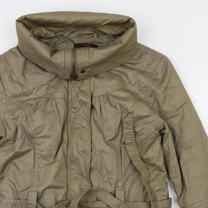 New Look  Womens Gold   Jacket Coat Size 10