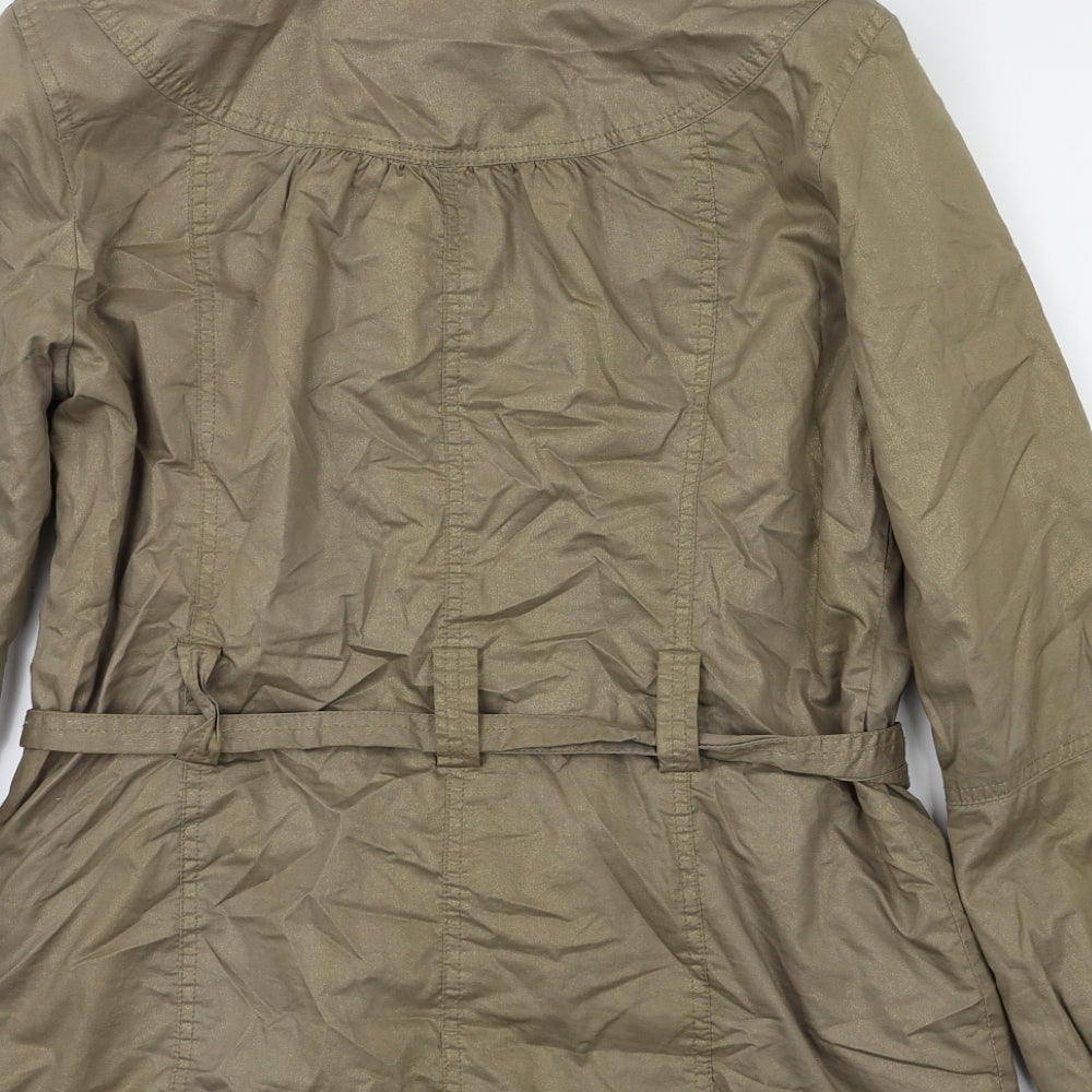 New Look  Womens Gold   Jacket Coat Size 10