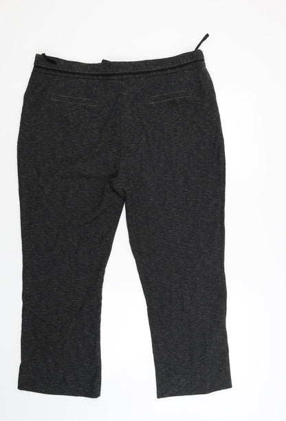 Per Una Womens Grey   Trousers  Size 18 L25 in