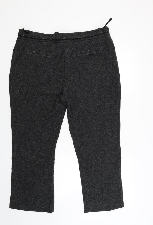 Per Una Womens Grey   Trousers  Size 18 L25 in