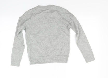 Gap Girls Grey  Knit Pullover Jumper Size M  - Polar bear