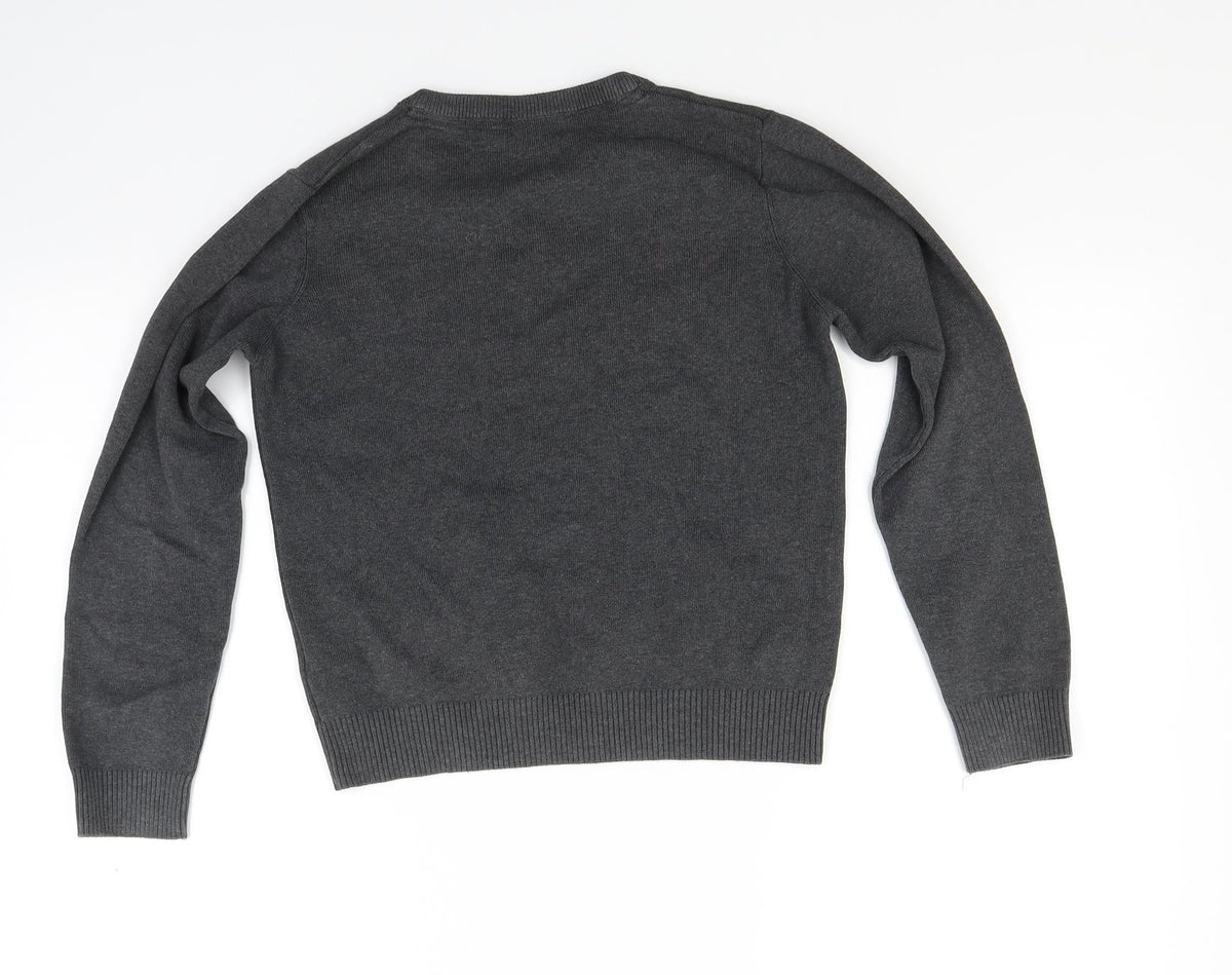 Marks & Spencer Boys Grey   Pullover Jumper Size 10 Years