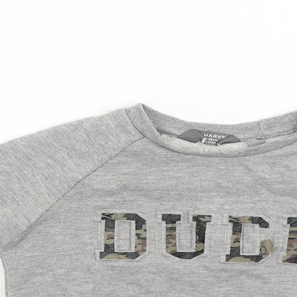 Primark Boys Grey   Pullover Sweatshirt Size 2-3 Years  - Dude