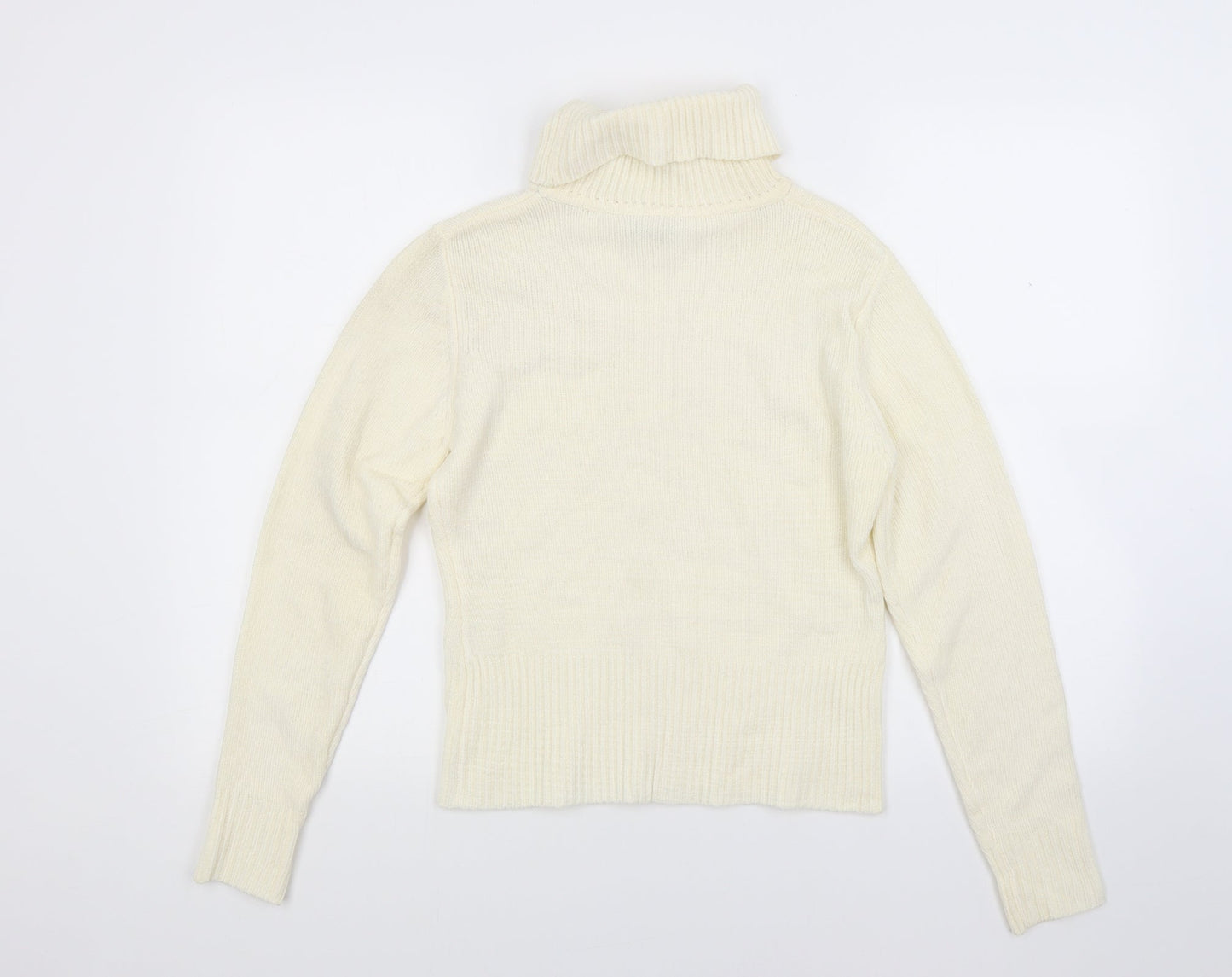 stmosphere Womens White  Knit Pullover Jumper Size 12