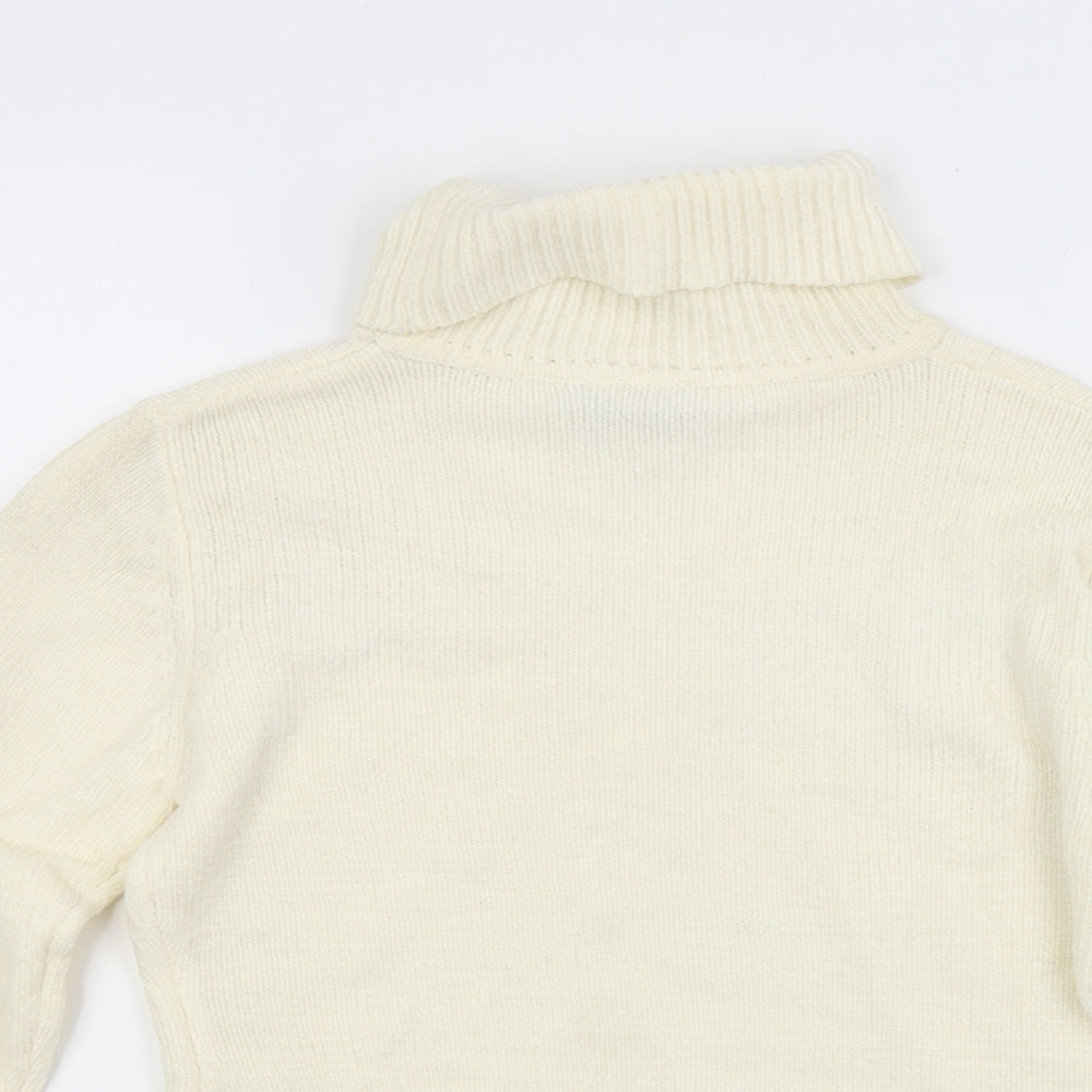 stmosphere Womens White  Knit Pullover Jumper Size 12