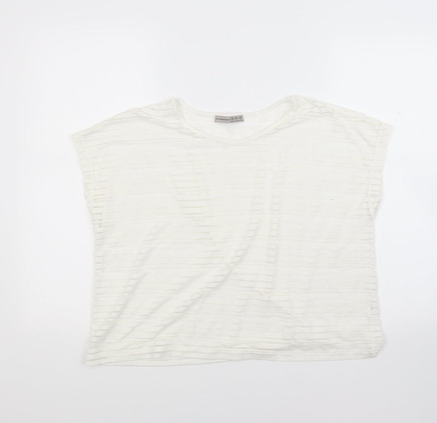 Primark Womens White   Basic T-Shirt Size 16