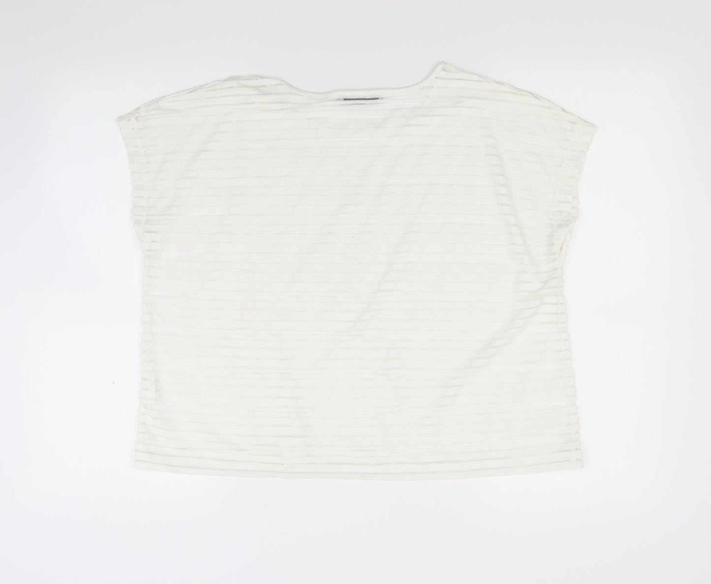 Primark Womens White   Basic T-Shirt Size 16